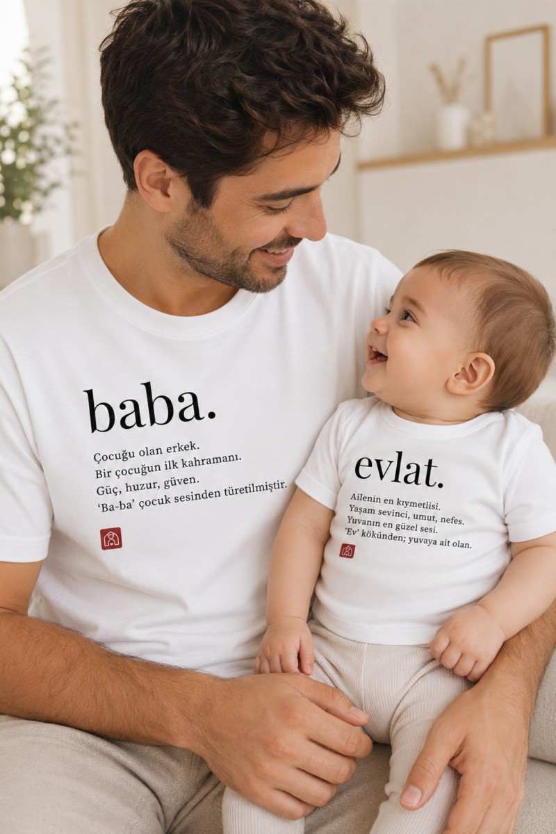 Baba & Evlat T-shirt Seti
